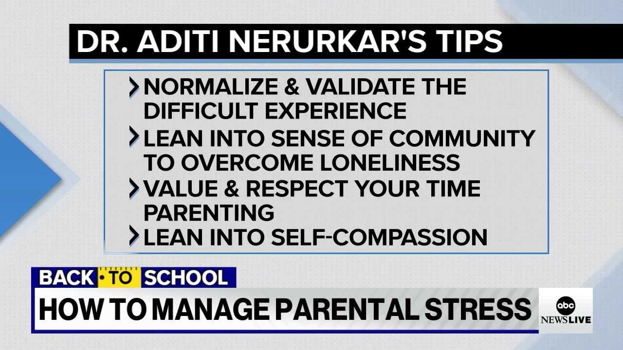 How to manage parental stress during the new school year