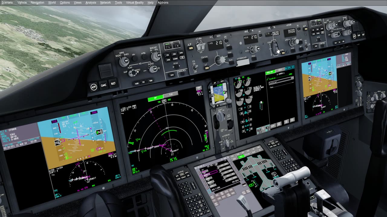 Bali WADD to Singapore WSSS - Singapore Approach Landing 787-9 P3D IVAO Condor