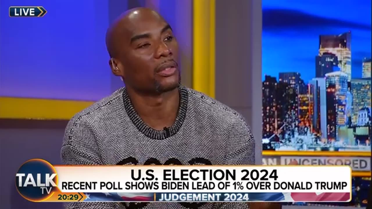 Charlamagne Tha God Tells Piers Morgan He Thinks Donald Trump Will Win Election.