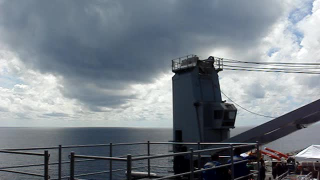 BQM-74 Chukar Target Drone launched from the USS HARPERS FERRY