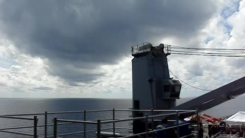 BQM-74 Chukar Target Drone launched from the USS HARPERS FERRY