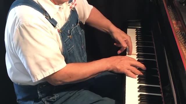Don Burton playing piano 1