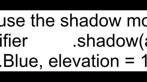 How to change elevation color in Compose