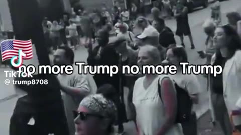 Chants of "No more Trump" in Rochester, PA