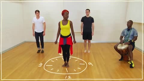 Five(ish) Minute Dance Lesson - African Dance_ Lesson 3_ Dancing on the Clock