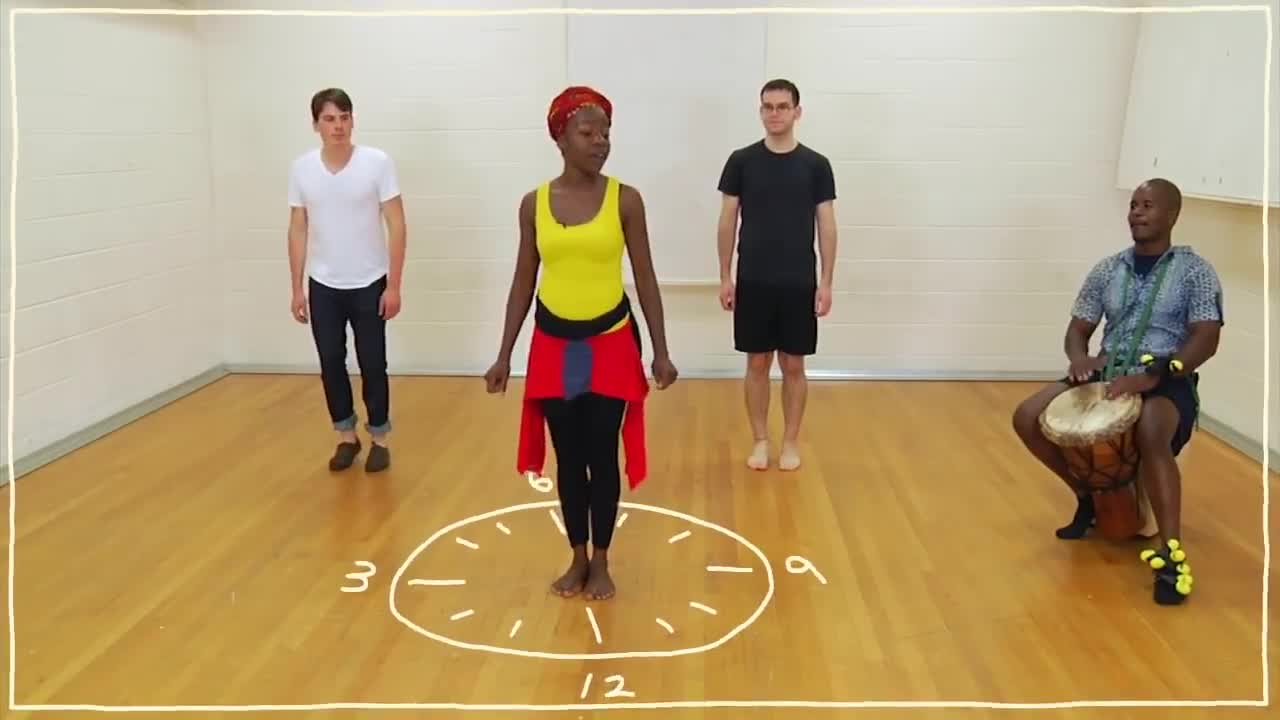 Five(ish) Minute Dance Lesson - African Dance_ Lesson 3_ Dancing on the Clock