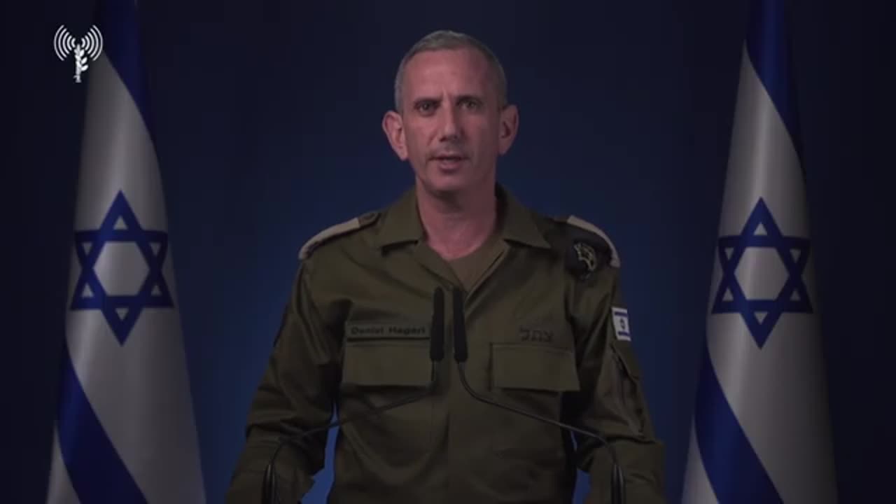 IDF Spox. RAdm. Daniel Hagari On Retaliatory Strikes in Iran 10 H ago