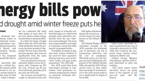 Energy bills power on