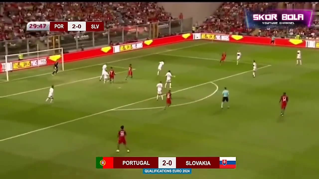 Portugal vs Slovakia 4-0 | Ronaldo Hattick Highlights & All Goals 2023 | EURO 2024 qualifiers