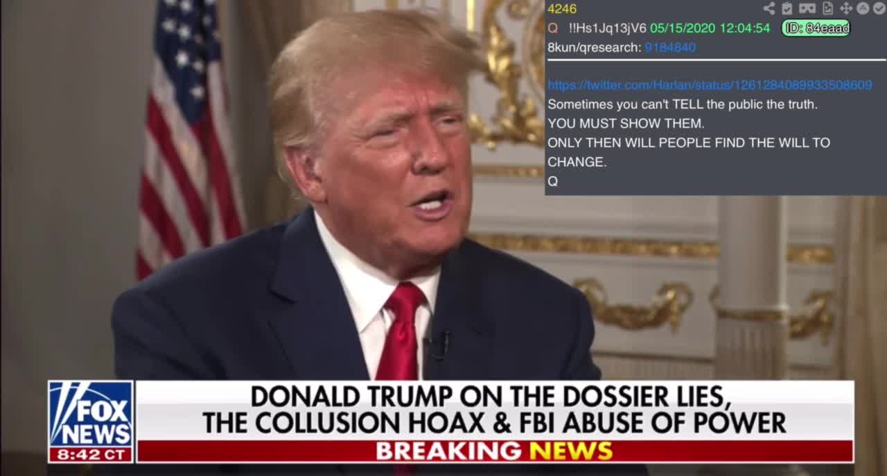 President Trump: “At least… we’ve shown the people of this country, there is such corruption.