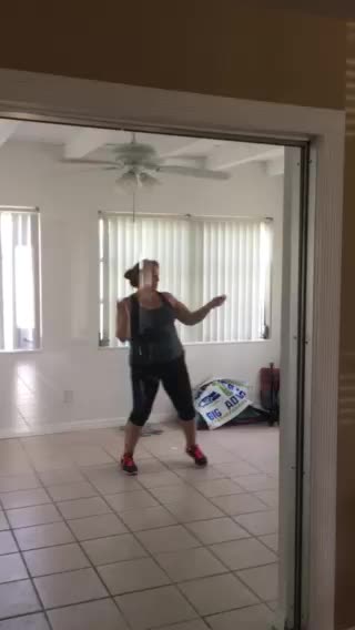 When you catch your wife doing Zumba