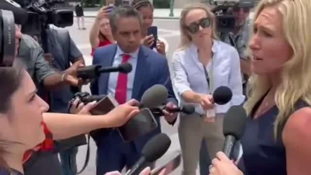 MTG Turns The Tables On Reporters, Gives A Masterclass On How It’s Done – Who Should Be Pardoned?