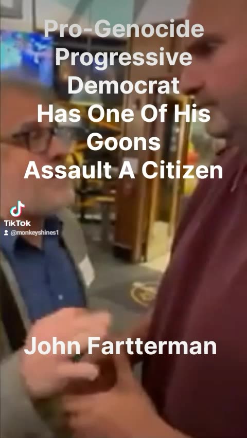 Pro-Genocide Progressive Democrat John Fetterman Has One Of His Goons Attack A Citizen