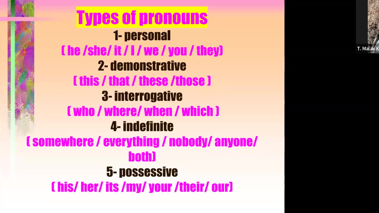 Parts of speech-complement