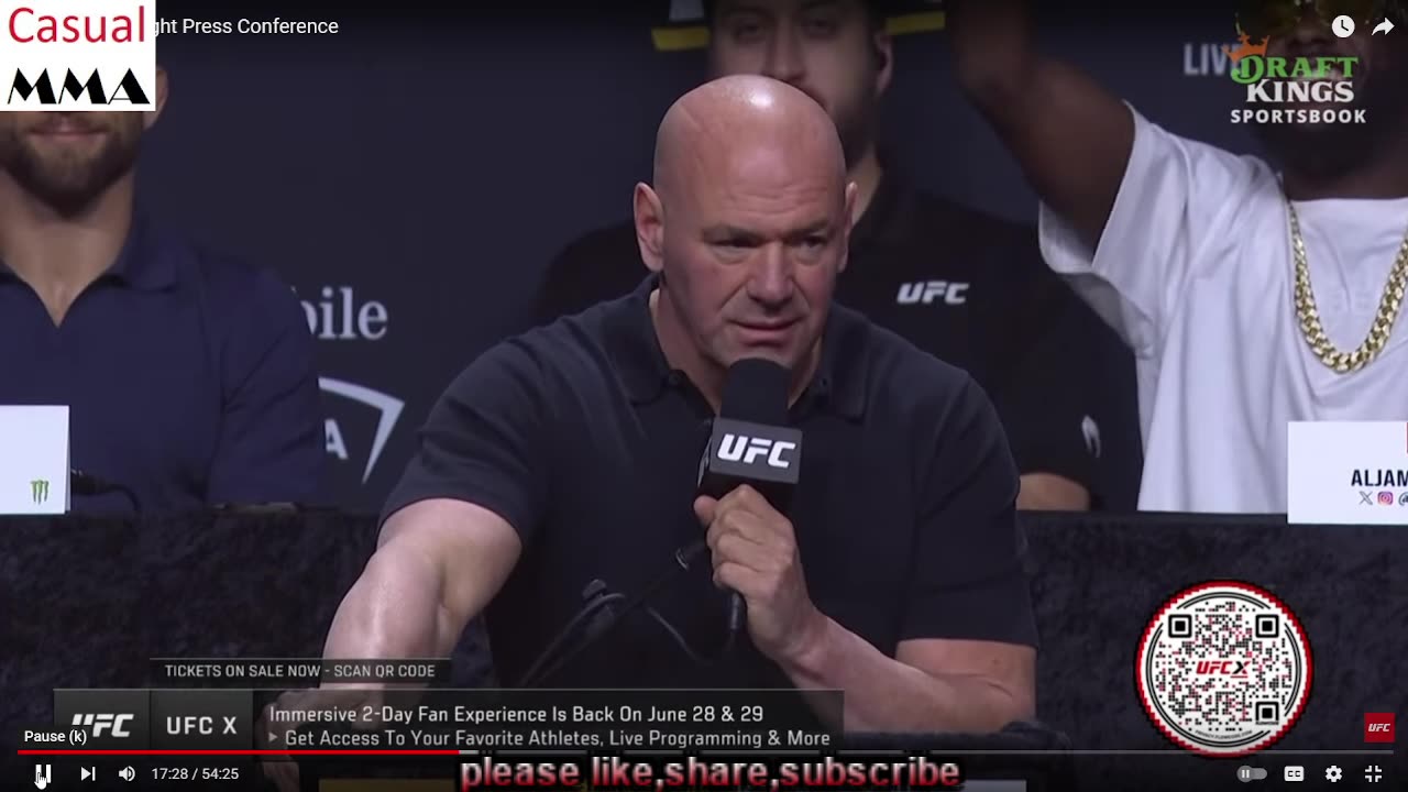 UFC 300 Dana Announcements