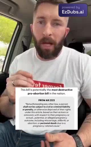 ⚠️ Laut Aussagen dieses Mannes wurde In Kalifornien ein Gesetz verabschiedet