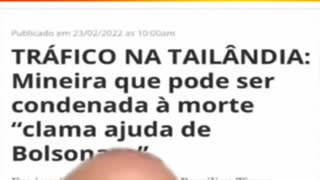 MINEIRO QUE DISSE QUE BOLSONARO TOMOU FACADA É PRESA NA TAILANDIA E CONDENADA A MORTE