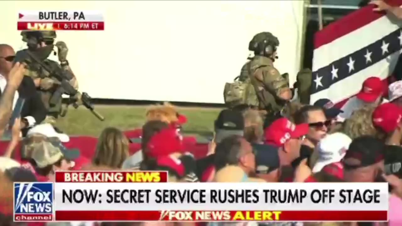 Trump rally interrupted by security incident