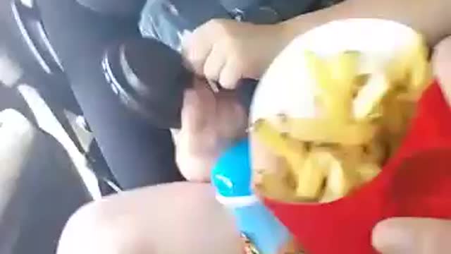 Fries and a lid 🤣🤣