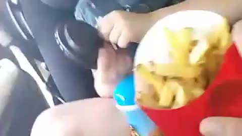 Fries and a lid 🤣🤣