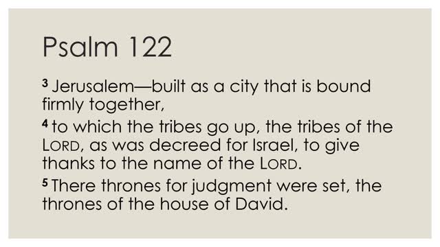 Psalm 122 Devotion