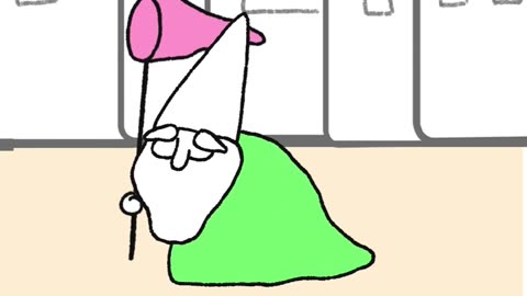 The little cat tries to catch the wizard #gnomes