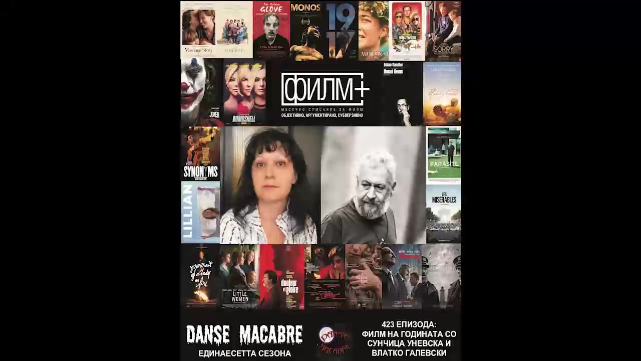 Danse Macabre (423 Izdanie) Film na godinata so Suncica i Vlatko od FilmPlus 17 12 2019@KANAL 103