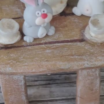 Teelie's Fairy Garden | Handmade Funny Bunnies | Etsy Products