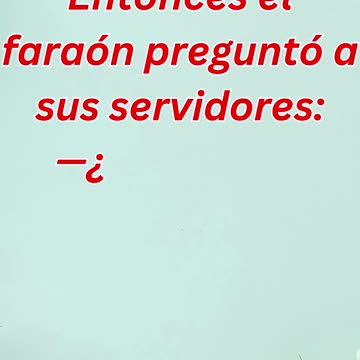 "José, Hombre Lleno del Espíritu de Dios" Génesis 41:38.#short #yoytubeshorts #ytshorts #youtube #yt