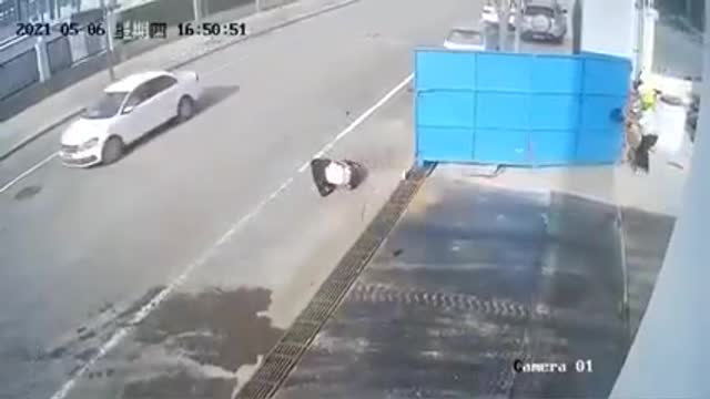 Real accident on cctv