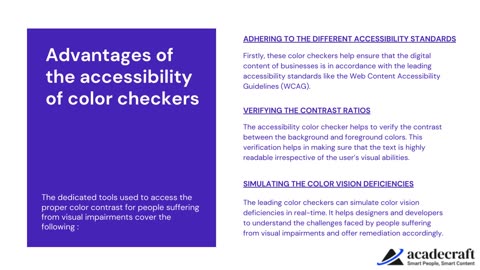 Exploring the advantages of the accessibility of color checkers