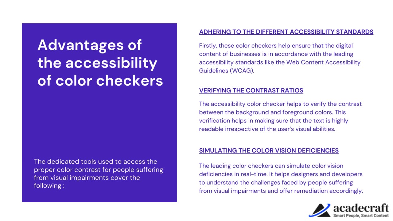 Exploring the advantages of the accessibility of color checkers