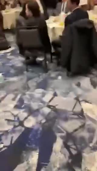 Canada: Writer Yves Engler interupts Foreign Minister, "Stop the escalation!"