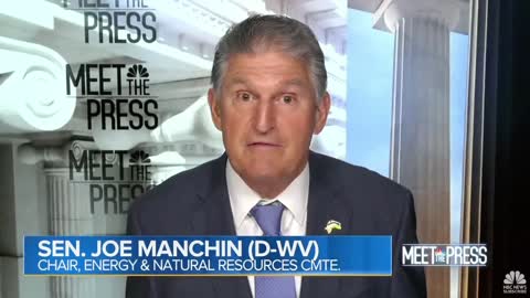 Sen. Manchin: "We should not increase taxes, and we did not increase taxes."