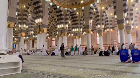 Masjid nabawi from the inside