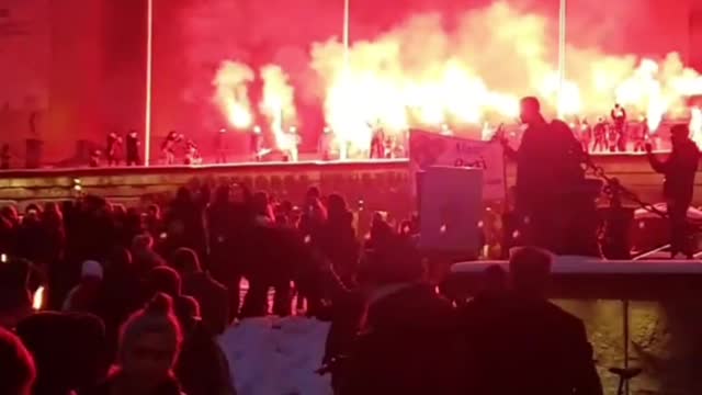 HUGE DEMONSTRATION IN SWEDEN AGAINST VACCINE PASSPORT!