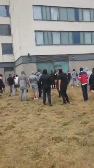Protesters have breached a migrant hotel in Rotherham