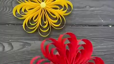 Easy paper craft DIY wall handing craft ideas home decor