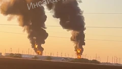 Massive Oil Depot Hit by Drones in Rostov