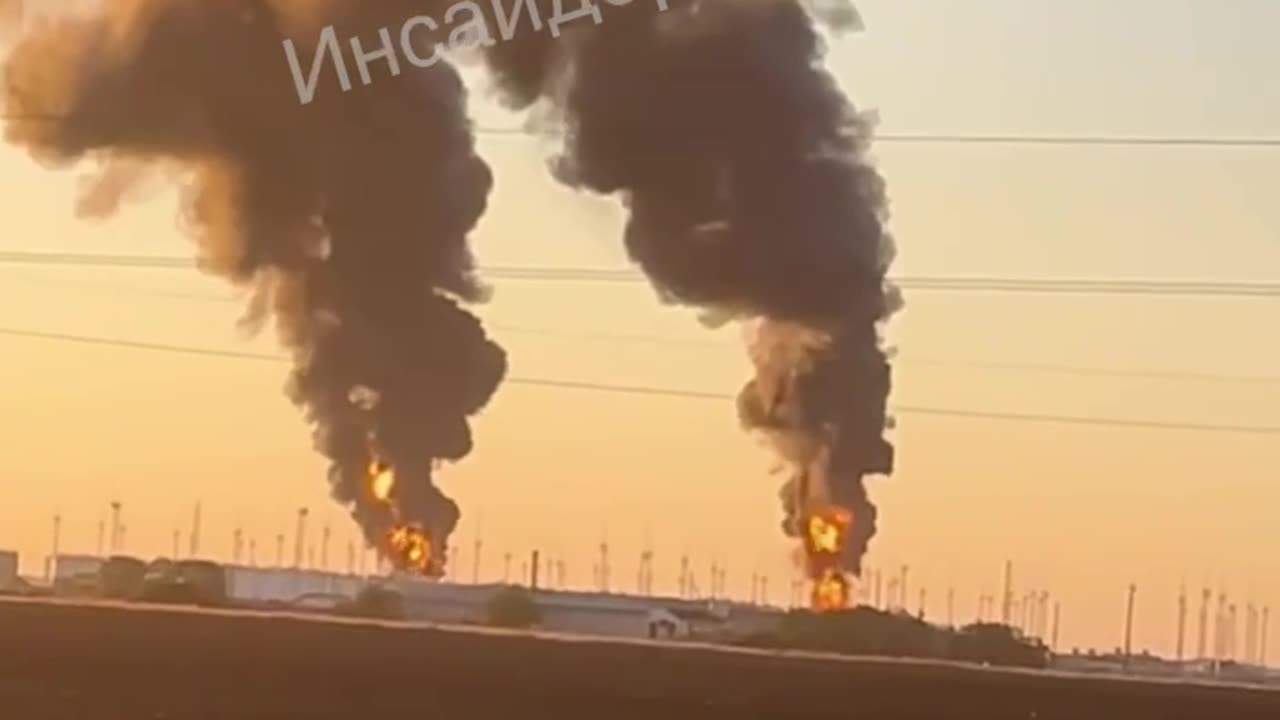 Massive Oil Depot Hit by Drones in Rostov