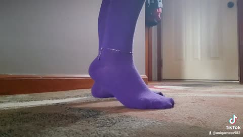 Purple socks