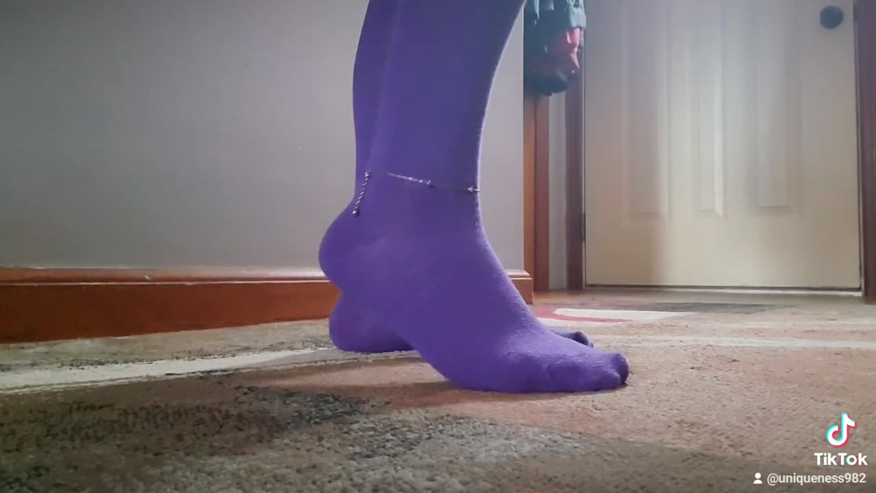 Purple socks