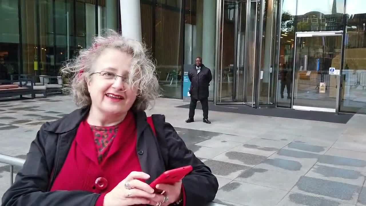 Cleaners working for Facebook demand stop to heavy workload during protest in London