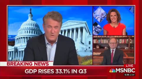 MSNBC - Joe has to admit 3Q GDP a positive for President Trump!