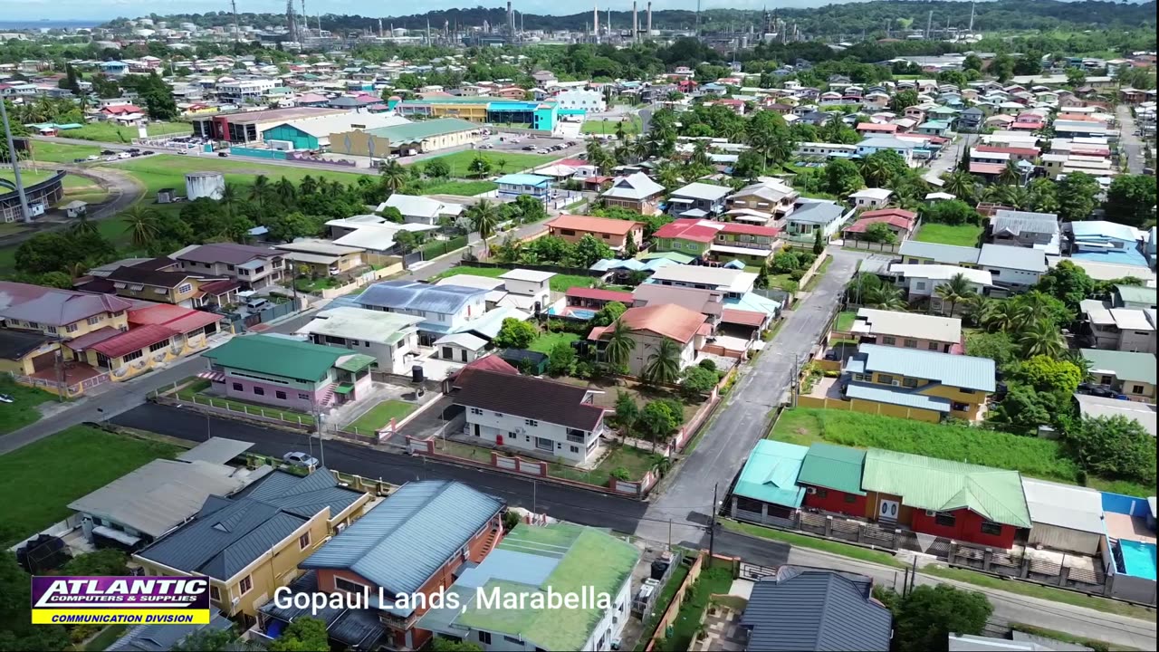 Drone footage @ Gopaul Lands , Marabella Trinidad