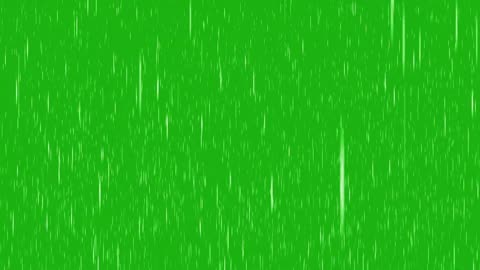 rain green screen