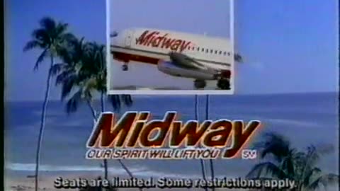 July 17, 1986 - Midway Airlines Commercial