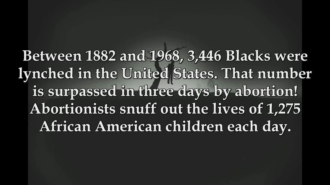 Racism, Abortion and Black Genocide – Wake Up and Repent America!