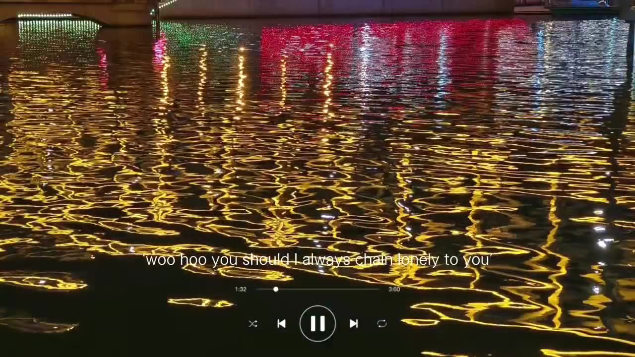 Night view of Haihe River in Tianjin