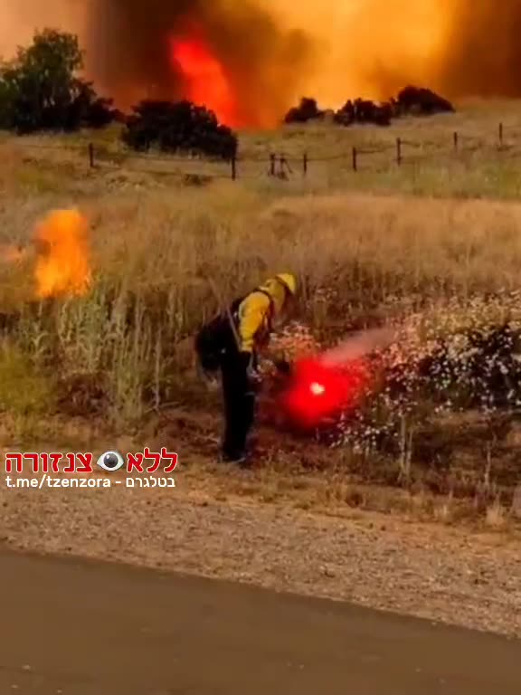 Canadian public workers seen apparently deliberately setting fires 🔥
